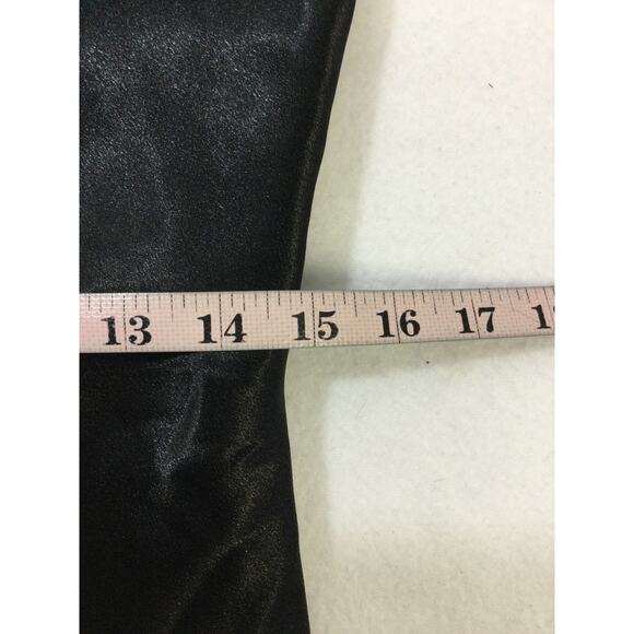 AW BRIDAL 6 S black Celestia bridesmaid formal gala prom maxi dress NEW B68 - Picture 7 of 9